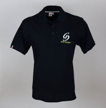 Polo Navy a Manica Corta in Cotone 100% - Qualità Made in Italy