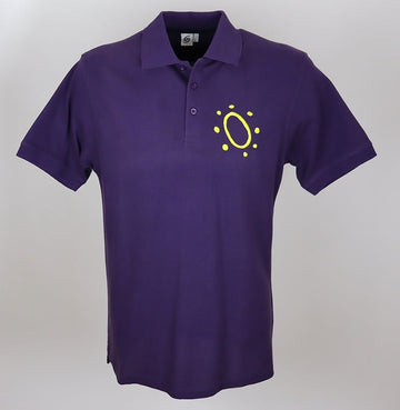 Polo Viola Manica Corta in Cotone 100% - Eleganza Made in Italy