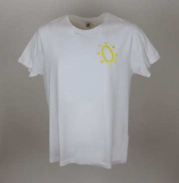 T-shirt Bianca in Cotone 100% Made in Italy - Comfort e Stile