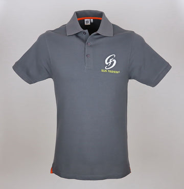 Polo Grigia in Cotone - Eleganza Made in Italy