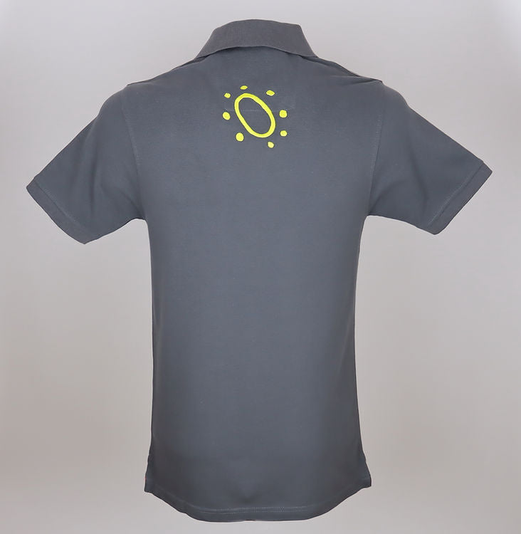 Grey Short Sleeve Polo