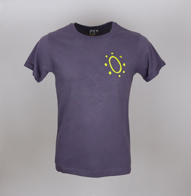 T-Shirt in Cotone Grigia con Ricamo - Stile Italiano e Comfort