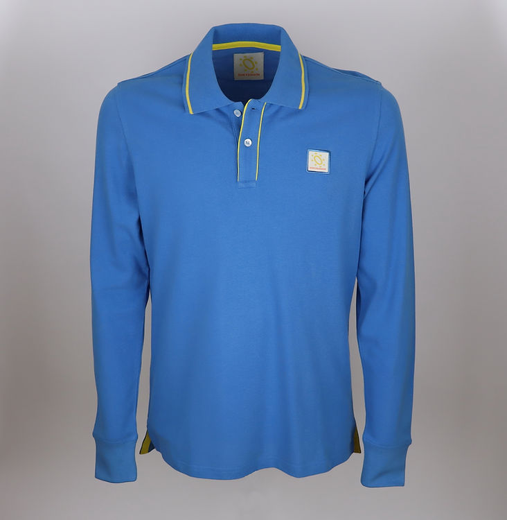 LightBlue Long Sleeve Polo