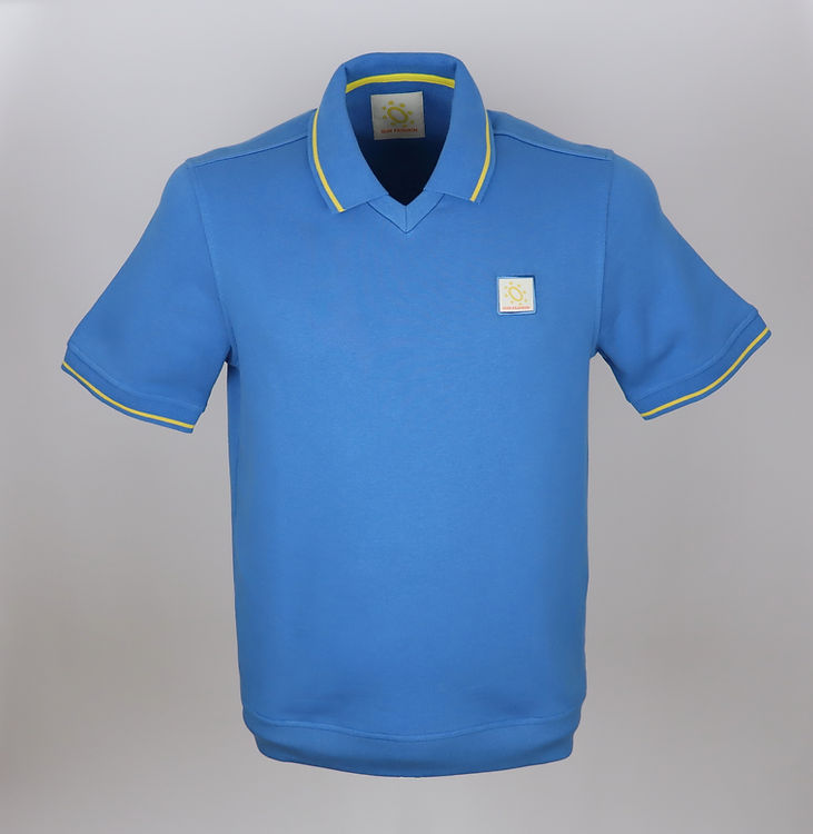 LightBlue Short Sleeve Sweatshirt