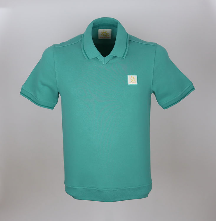 Green Short Sleeve Sweatshirt