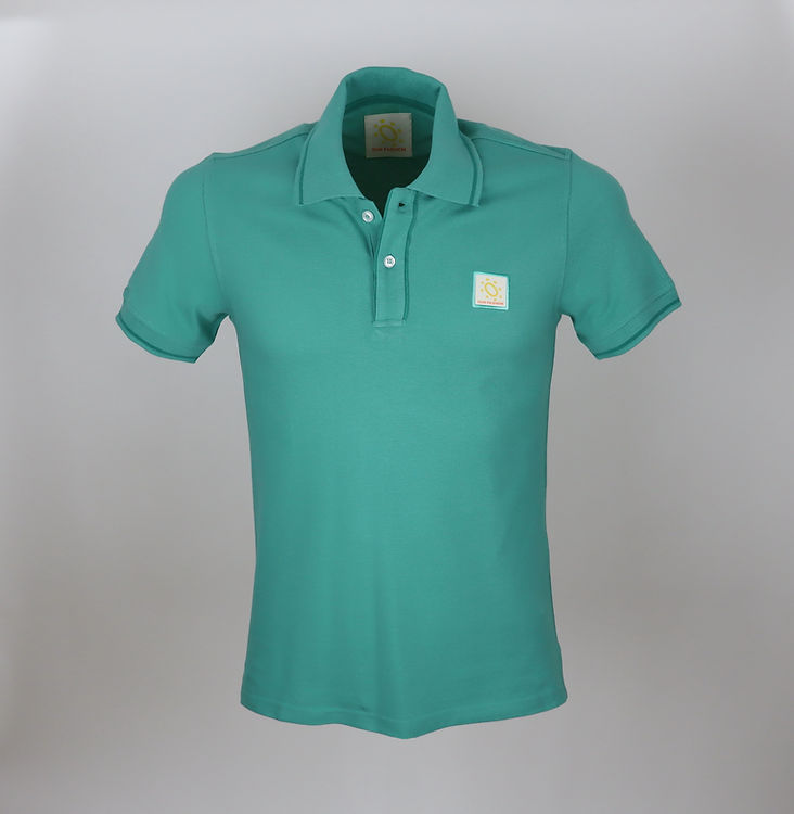 Green Short Sleeve Polo