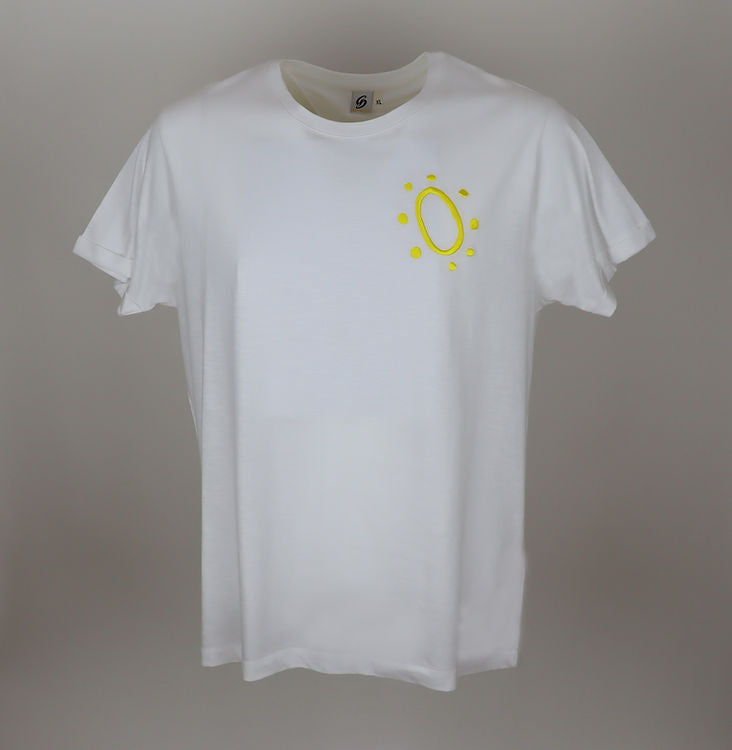 T-shirt Bianca in Cotone 100% Made in Italy - Comfort e Stile
