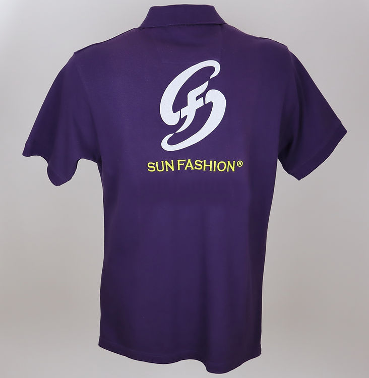 Purple Short Sleeve Polo