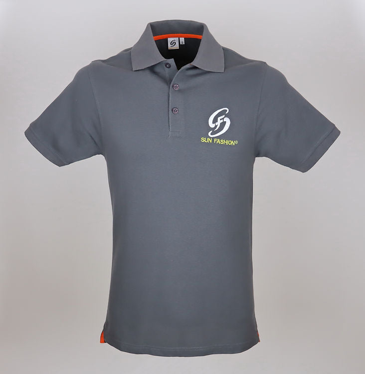 Polo Grigia in Cotone - Eleganza Made in Italy