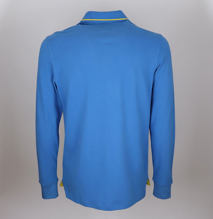 LightBlue Long Sleeve Polo